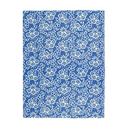 Рушник кухонний вафельний Мереживо Home Line синій