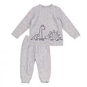 Костюм для хлопчика КС785 велюр Бембі XMB-сірий-меланж