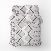 Постільна білизна Захопленість бязь Home Line сіро-рожевий