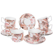 Набір чайний порцеляновий 12 предметів 200 мл Lefard 975-064