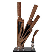 Набір ножів з підставкою 5 предметів Magio MG-1095R
