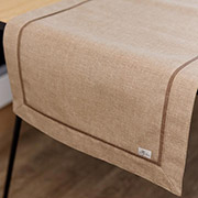 Доріжка бавовняна Кориця Прованс мокко з кантом - Фото №2