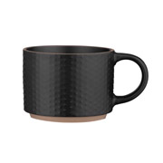 Чашка керамічна 300 мл Anzio Ardesto AR3042BK чорна