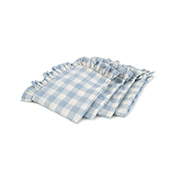 Набір із 4 серветок Agena Lotus Home блакитний