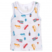 Майка для хлопчика Татошка 2505228ван біла з набивкою