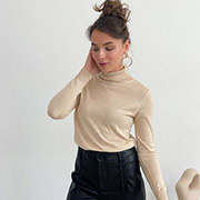 Гольф-джемпер бежевий Art Knit - Фото №2