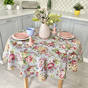 Скатертина гобеленова кругла LiMaSo EDEN1175GR