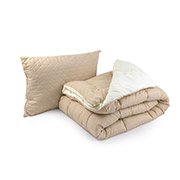 Набір Bicolor Warm ковдра зимова антиалергенна та подушка Руно