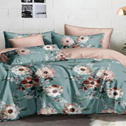 Комплект постільної білизни бязь Чарівний букет 2 Selena 100839