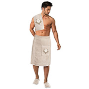 Набір для сауни чоловічий Beige Fakili Tekstil