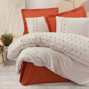 Постільна білизна Joli Kiremit ранфорс із вишивкою Cotton Box