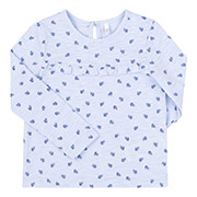 Лонгслів для дівчинки ФТ21 супрем Бембі 401-блакитний