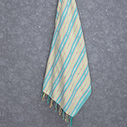 Рушник для сауни та пляжу Pompon Arya м'ятний