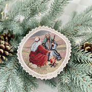 Серветка-підкладка з мереживом Limaso Round1153AZM-10D