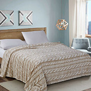 Плед флісовий Selena Косички 500207