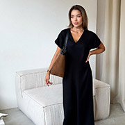 Платье Селеста Art Knit черный