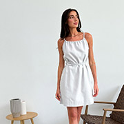 Сукня Наомі бавовна-льон Art Knit сірий