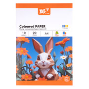 Папір кольоровий двосторонній 20 аркушів A4 Orange Line Yes 954898