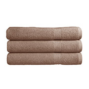 Рушник махровий Diagonal Kare 390г SoundSleep кавовий