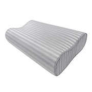 Наволочка Memory Wawe Boston Soft Grey Stripe сатин-страйп Ютек