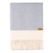 Плед вовняний Ardesto Leonardo Bianco блакитний