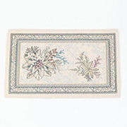 Серветка гобеленова новорічна Срібна пуансеттия Villa Grazia Premium