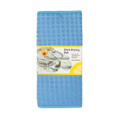 Коврик тканевый для мокрой посуды 30х40 см Kornel KL-60 голубой