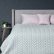 Покривало двостороннє Warmis Sei Design Ideia м'ятний світло-сірий