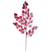Гілка декоративна 75 см YES! Fun 974602 малинова глітер