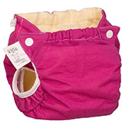 Підгузник трикотажний Еко Пупс Active Premium з вкладишем Abso Maxi Фуксія