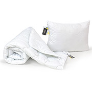 Набір антиалергенний всесезонний Eco-Soft 1693 Eco Light White ковдра і подушка MirSon