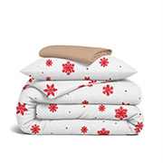 Постільна білизна в дитяче ліжечко Snowflakes Berry фланель Cosas простирадло на гумці