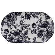 Блюдо порцелянове овальне 30 см Blossom Blue Limited Edition YF7001-7