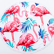 Пляжний рушник 5054 Summer Time Light flamingo MirSon