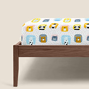 Простирадло на гумці Color Animals ранфорс Cosas