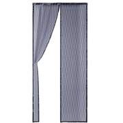 Сетка москитная для дверей на магнитах 82х200 см Fabrika FK-82X200 графит