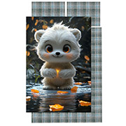 Постільна білизна для дитячого ліжечка Біле ведмежа Home Line поплін