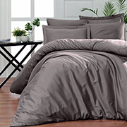 Однотонна постільна білизна Snazzy Mink сатин-люкс First choice