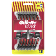 Станки одноразовые для бритья 12 шт Blue 3 Plus Nitro Gillette 8700216148146