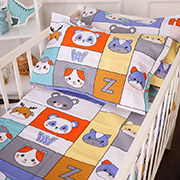 Наволочка 20-0039 Zoo alphabet бязь MirSon