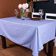 Скатертина бавовняна Рогожа 206 Blue Mirson