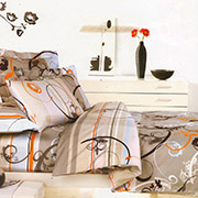 Постільна білизна 3613 Grey Blue сатин Nostra