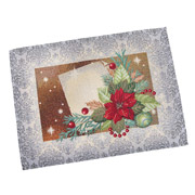 Серветка гобеленова новорічна LiMaSo Святкова листівка