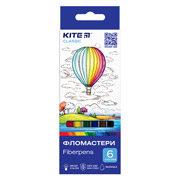 Фломастери 6 кольорів Classic Kite K-446