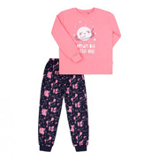 Піжама з байки для дівчинки Бембі ПЖ55 381-рожева з синім
