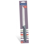 Нож для хлеба Tramontina Plenus grey 178мм 23422/167