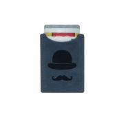 Картхолдер BermuD Джентльмен М01 B 25-18S-01-7 синя