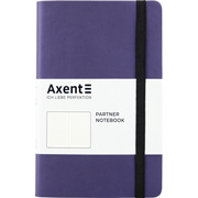 Книга записная в точку 125х195 мм 96 л Partner Soft Axent 8310-38-a синяя