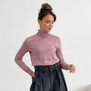 Гольф-джемпер рожева пудра Art Knit - Фото №2