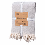 Плед бавовняний Ardesto Summer сірий